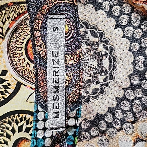 Mesmerize Asymmetrical Boho Print Top - Picture 4 of 11